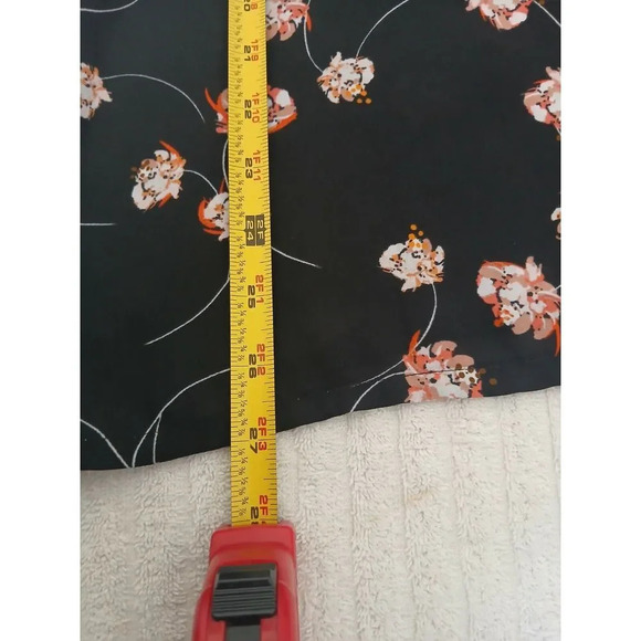 Who What Wear Size M Tank Top Sleeveless Black Floral - Picture 7 of 10